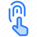 finger, screen, hand, fingerprint, detection, password, protection, unlock