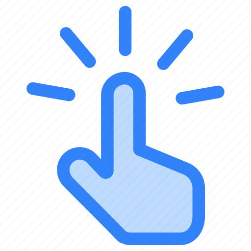 Touch, tap, click, finger, here, screen, hand icon - Download on Iconfinder