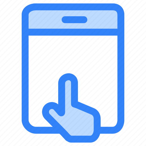 Touch, tap, click, finger, screen, hand, tablet icon - Download on Iconfinder
