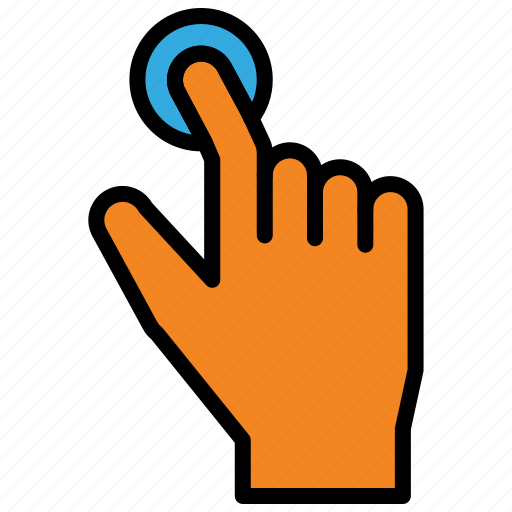 Gesture, finger, touch, hand icon - Download on Iconfinder