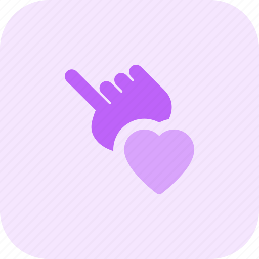 Click, heart, touch, gesture, love icon - Download on Iconfinder