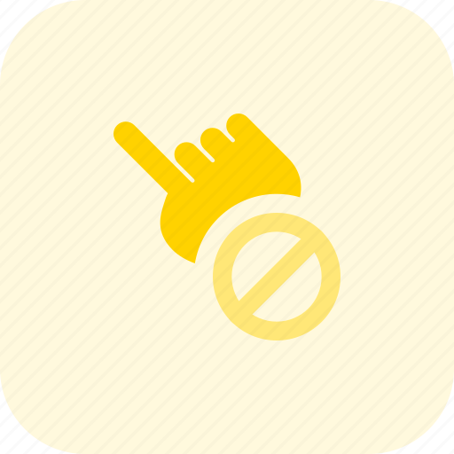 Click, stop, touch, gesture, banned icon - Download on Iconfinder