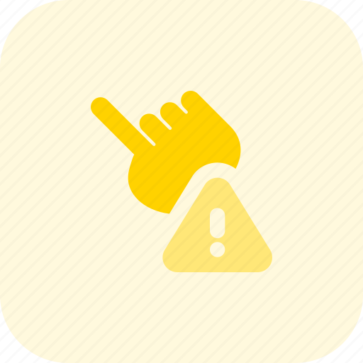 Click, warning, touch, gesture, alert icon - Download on Iconfinder