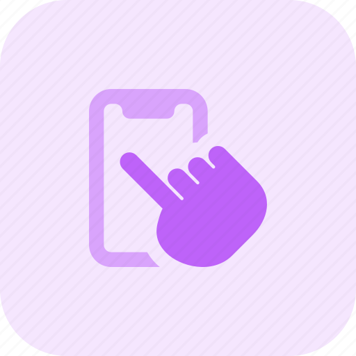 Smartphone, click, touch, gesture, phone icon - Download on Iconfinder