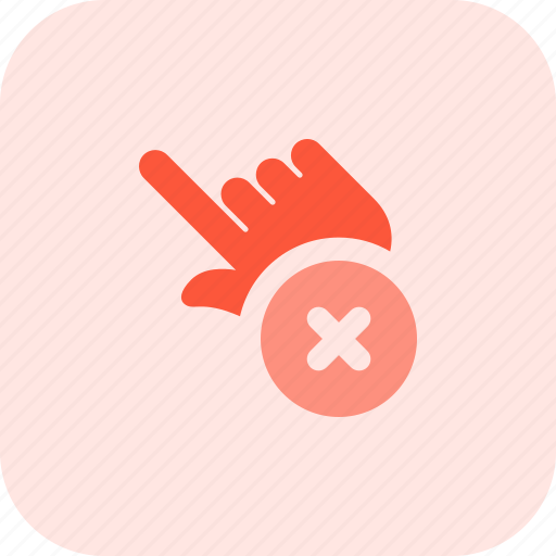 Touch, cancel, gesture, close icon - Download on Iconfinder