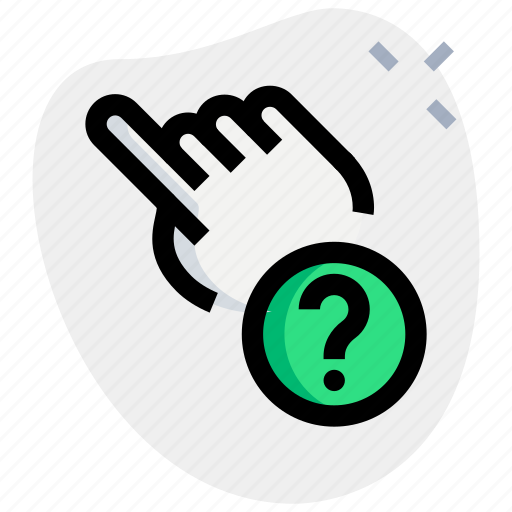 Click, question, touch, gesture icon - Download on Iconfinder