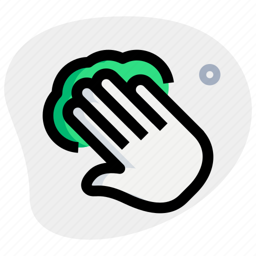 Four, finger, touch, gesture icon - Download on Iconfinder
