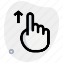 scroll, up, touch, gesture, arrow