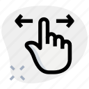 slide, left, right, touch, gesture, arrows