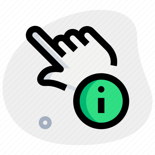 Touch, information, gesture, info icon - Download on Iconfinder