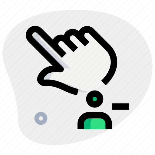 Touch, remove, gesture, minus icon - Download on Iconfinder