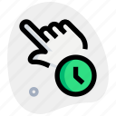 touch, time, gesture, timer
