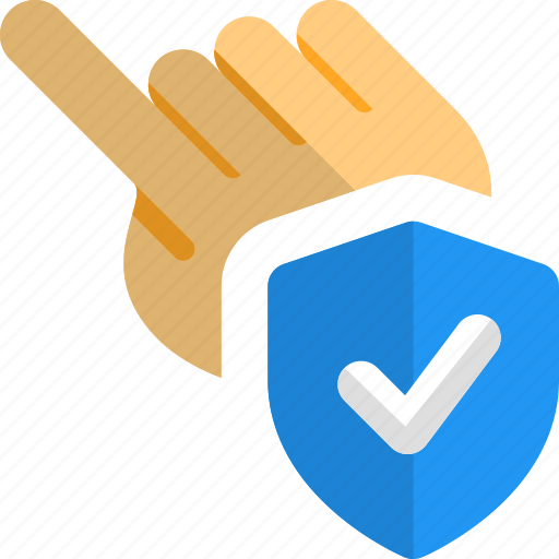 Click, shield, touch, gesture, security icon - Download on Iconfinder