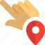 touch, pin, gesture, pointer, location 