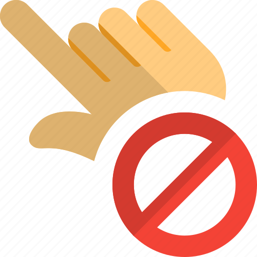 Touch, stop, gesture, banned, restricted icon - Download on Iconfinder