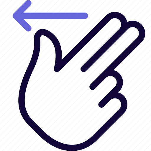 Left, touch, gesture, direction icon - Download on Iconfinder