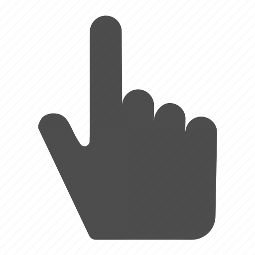 Designate, finger, gesture, hand, pointing, select, touch icon - Download on Iconfinder