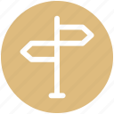 direction post, direction sign, guidepost, road post, signpost, traffic sign