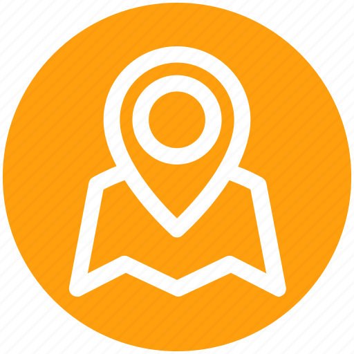 Gps, location, location marker, location pin, location pointer, navigation icon - Download on Iconfinder