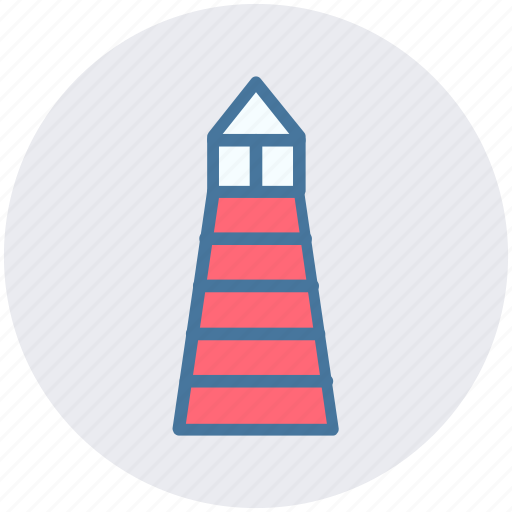 Building, light house, marine, place, sea, seamark icon - Download on Iconfinder