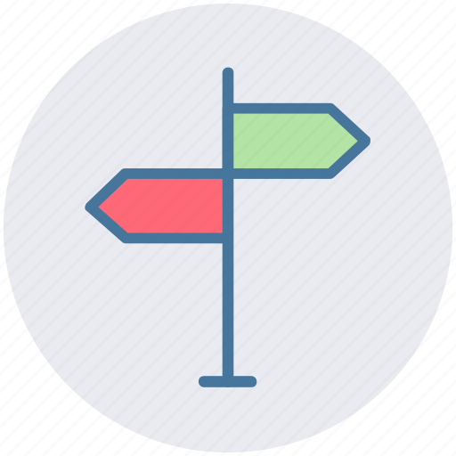 Direction post, direction sign, guidepost, road post, signpost, traffic sign icon - Download on Iconfinder
