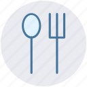 dining, flatware, fork, spoon, tableware