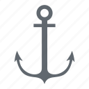 anchor, boat, sea, travel