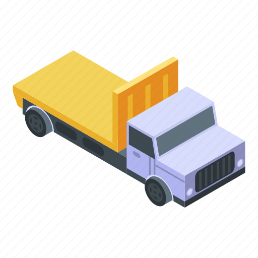 Business, car, cartoon, heavy, isometric, tow, truck icon - Download on Iconfinder