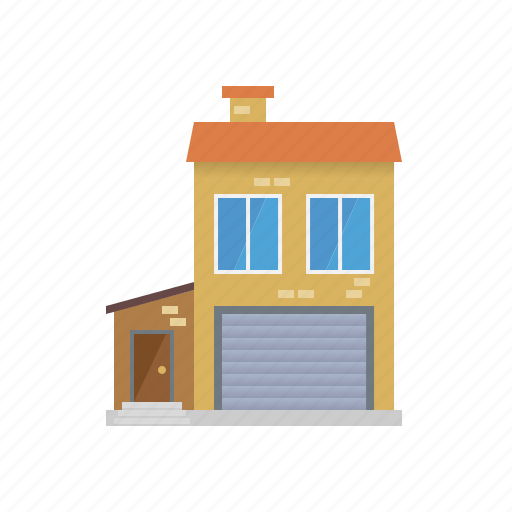 Building, garage, home, house, small town, town, townhouse icon - Download on Iconfinder
