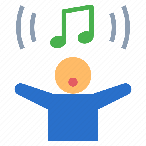 Disturb, annoy, singing, loud, relax, hobby icon - Download on Iconfinder