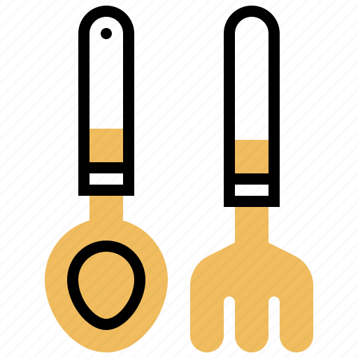 Dinner, fork, kitchen, restaurant, spoon icon - Download on Iconfinder