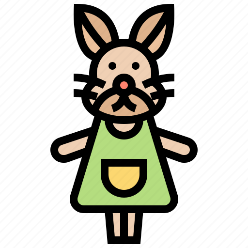 Baby, children, doll, rabbit, toy icon - Download on Iconfinder