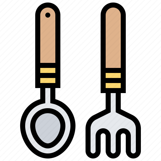 Dinner, fork, kitchen, restaurant, spoon icon - Download on Iconfinder
