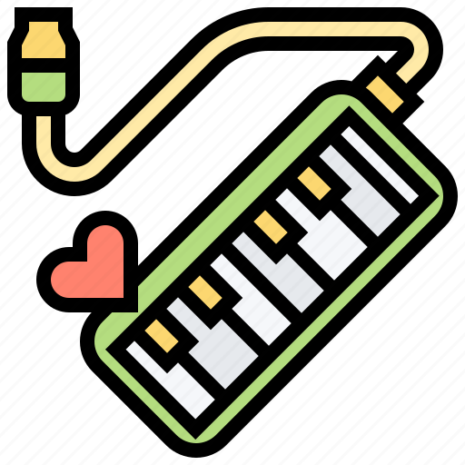 Instrument, keyboard, melodian, music, sound icon - Download on Iconfinder