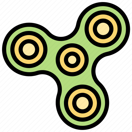 Children, fidget, spin, spinner, toy icon - Download on Iconfinder