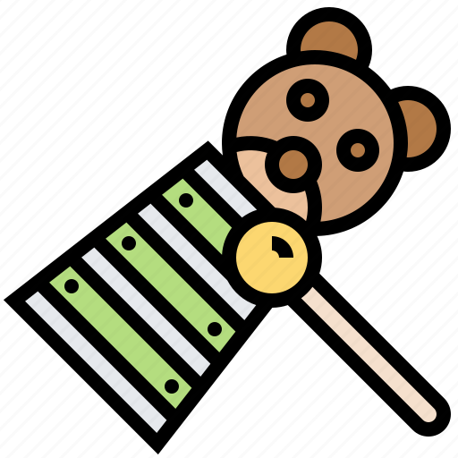 Children, instrument, music, toy, xylophone icon - Download on Iconfinder
