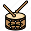drum, drumsticks, instrument, music, musical, orchestra, percussion 