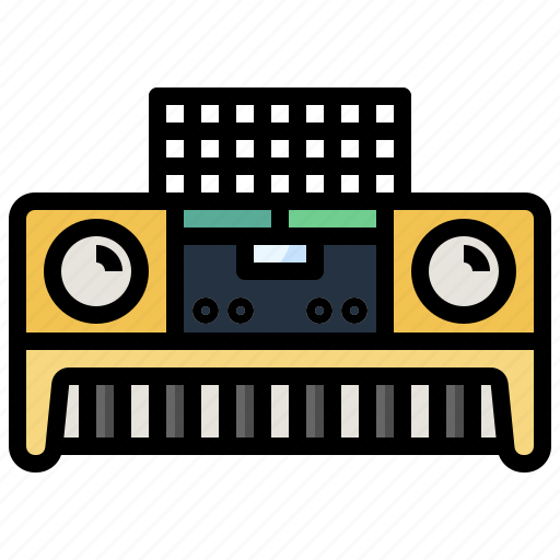 Instrument, keyboard, keys, music, musical, piano icon - Download on Iconfinder