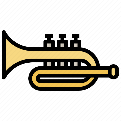 Instrument, jazz, music, musical, orchestra, trumpet, wind icon - Download on Iconfinder