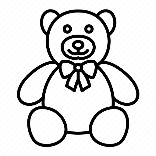 Teddy bear, bear, stuffed, teddy, animal, toy teddy icon - Download on Iconfinder