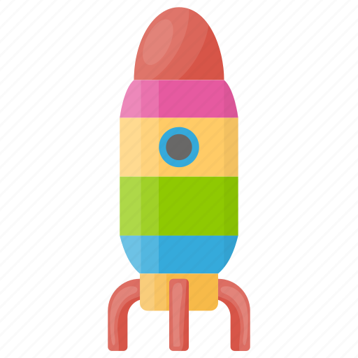 Kids rocket, kids toy, playtime, toy, toy rocket icon - Download on Iconfinder