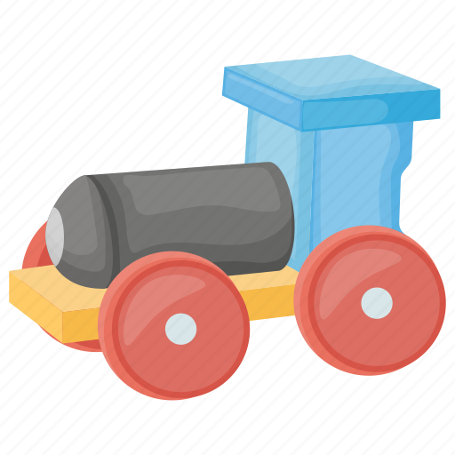 Kids play, kids train, locomotive, toy train, train icon - Download on Iconfinder