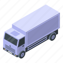 business, cartoon, delivery, isometric, trade, truck, war
