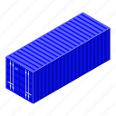 business, cargo, cartoon, container, isometric, trade, war