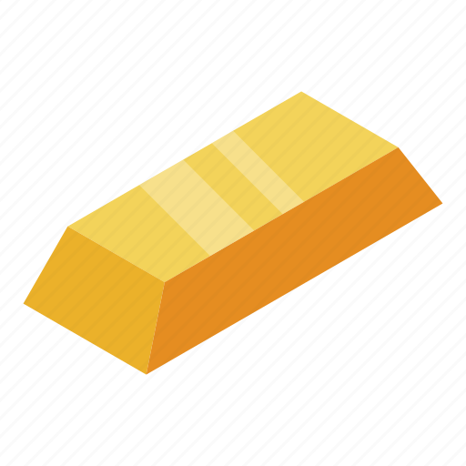 Bar, business, cartoon, gold, isometric, money, trade icon - Download on Iconfinder