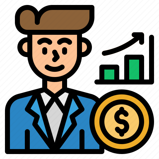 Man, broker, money, avatar, trading icon - Download on Iconfinder