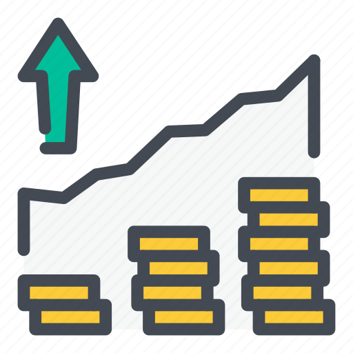 Finance, chart, growth, trade, market, up, graph icon - Download on Iconfinder