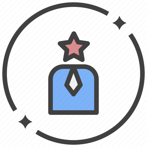 Leader, experience, expert, star, self confidence icon - Download on Iconfinder