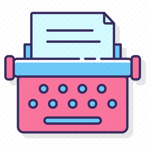 Advertising, copywriting, marketing, typewriter icon - Download on Iconfinder