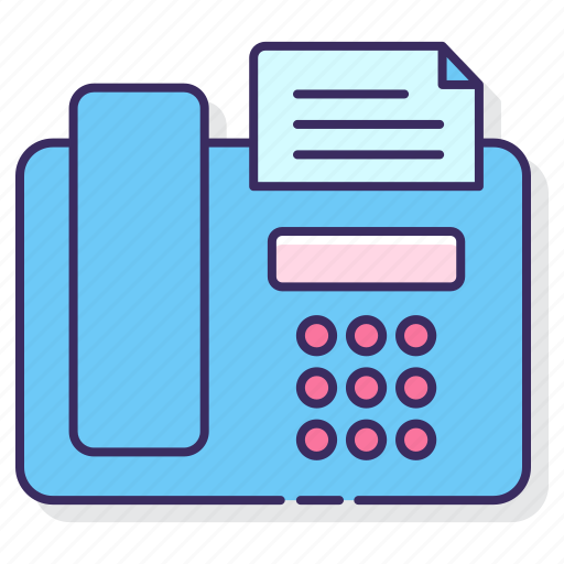 Fax, machine, telephone icon - Download on Iconfinder